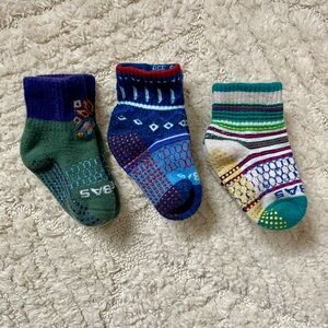 Bombas Colorful Patterned Toddler Socks Set